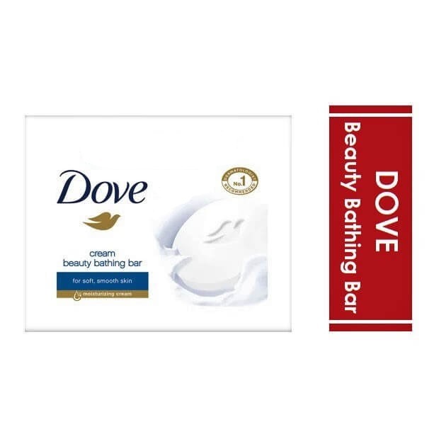 Dove Cream Beauty Bathing Bar 300 gram for Soft & Smooth Skin (100 g Bar x 3) Pack