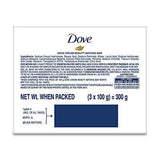 Dove Cream Beauty Bathing Bar 300 gram for Soft & Smooth Skin (100 g Bar x 3) Pack