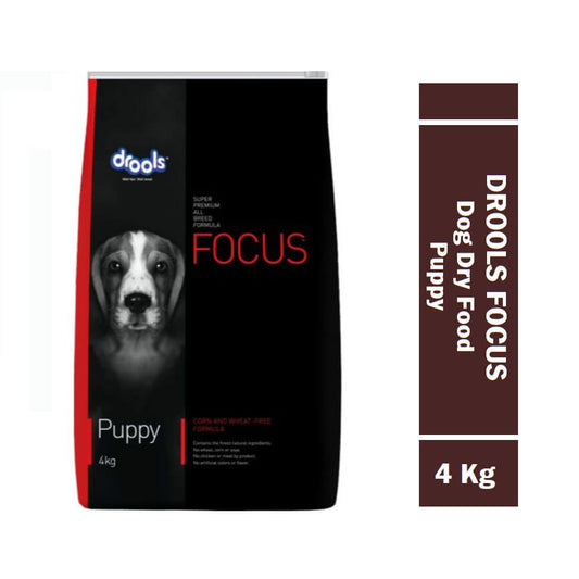 Drools Focus Puppy Super Premium Dry Dog food 4 Kg Pack