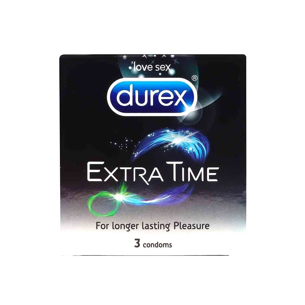 Durex Extra Time Condoms 3 Pc & 10 Pc Pack