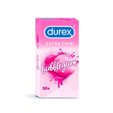 Durex Extra Thin Bubblegum Flavoured Condoms - 3 Pc & 10 Pc Pack