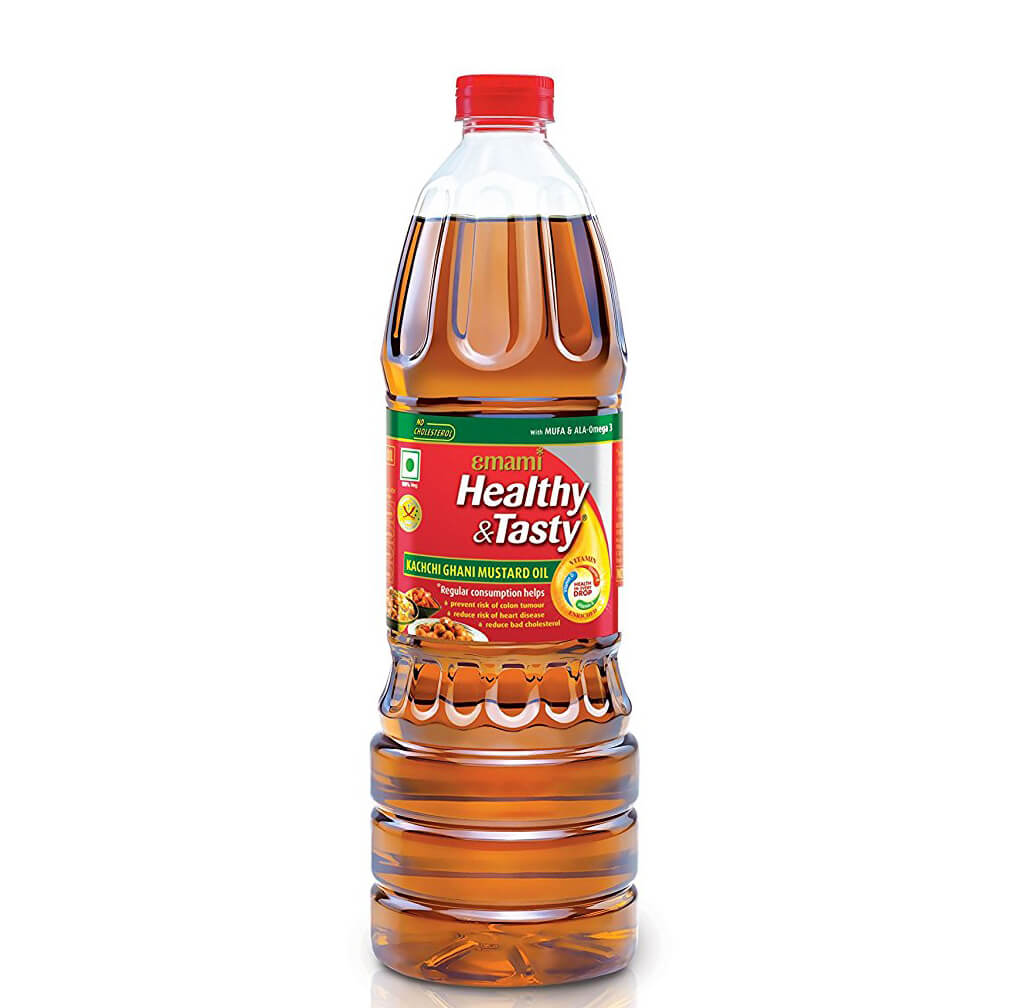 Emami Kachi Ghani Mustard oil 1 Litre Bottle