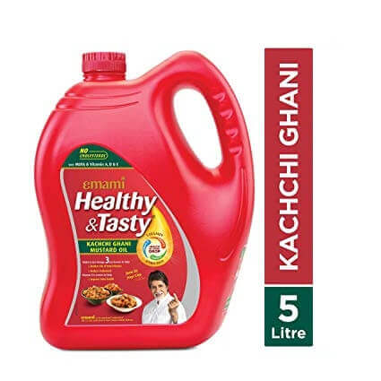 Emami Kachi Ghani Mustard oil 5 Litre Jar