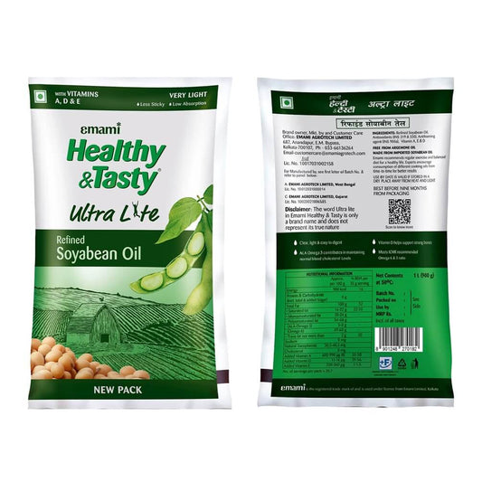 Emami Refined Soyabean Oil 1 Litre Pouch