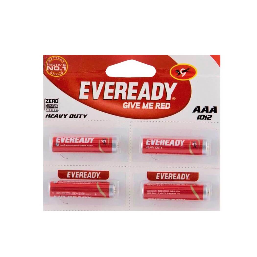 Eveready Zinc Carbon Battery 1012 AAA