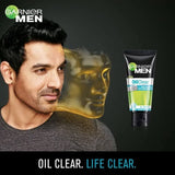 Garnier Men Oil Clear Deep Cleansing Clay D-Tox Icy Face Wash 50 g & 100 g