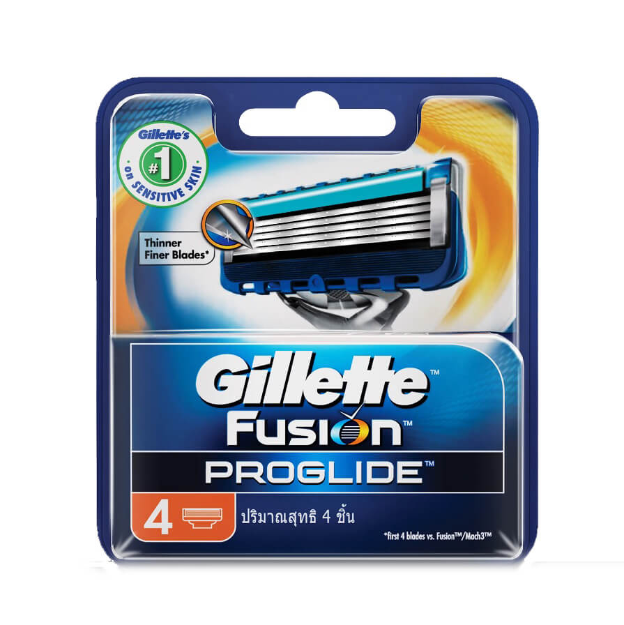 Gillette Fusion Proglide Razor Blade 4 Count Pack