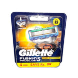 Gillette Fusion Proglide Razor Blade 4 Count Pack