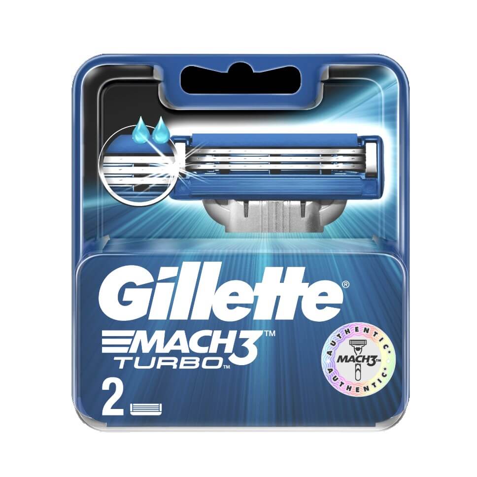 Gillette Match 3 Turbo Razor Blade 2 Count Pack