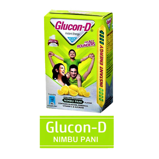 Glucon-D Instant Energy Drink Nimbu Pani Flavour 450 g & 1 Kg