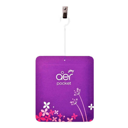 Godrej Aer Pocket Bathroom Air Freshener violet valley bloom 10 g