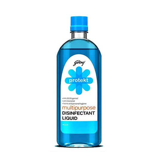 Godrej Protekt Multipurpose Disinfectant Liquid Aqua Fragrance 500 ml Bottle