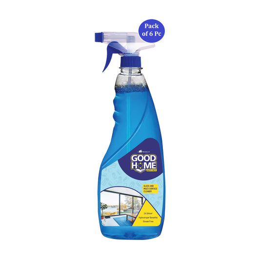 Good Home Glass & Multisurface Cleaner 500 ml Bottle - Pack of 6 Bottles