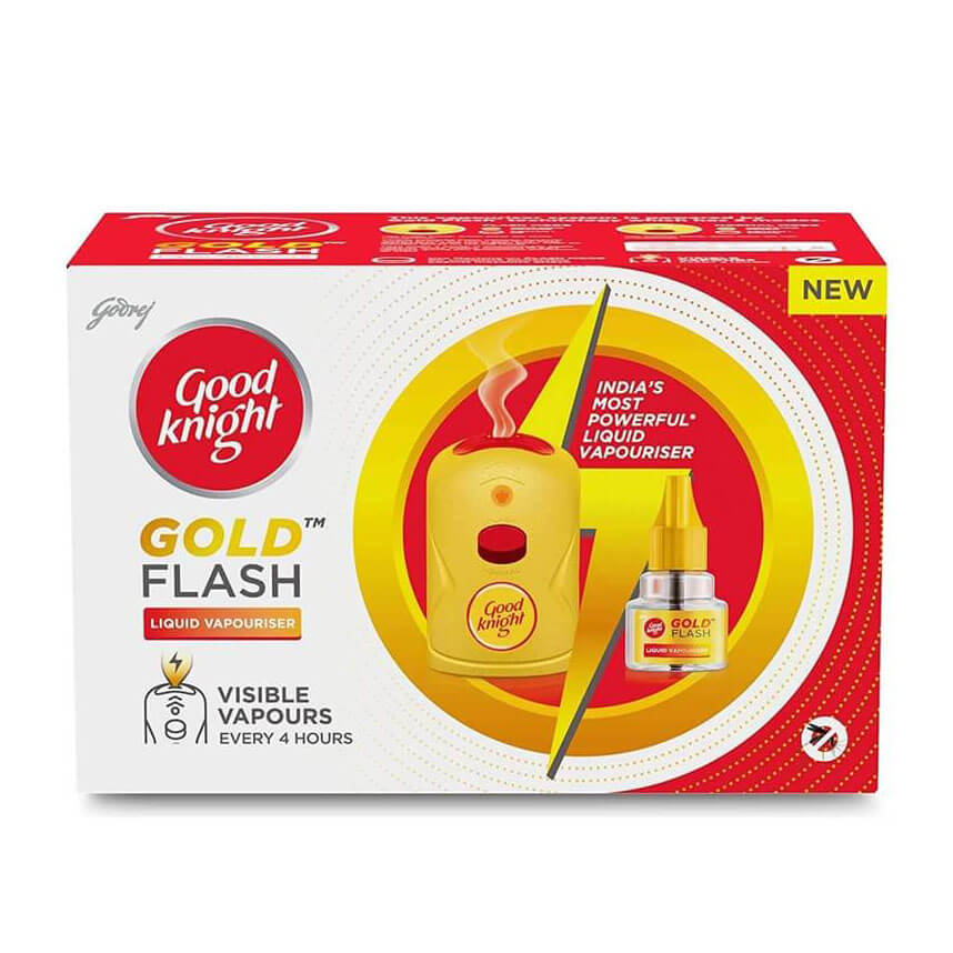 Good Knight Gold Flash Mosquito Repellent (Machine + 01 Refill) Pack - 1 Unit