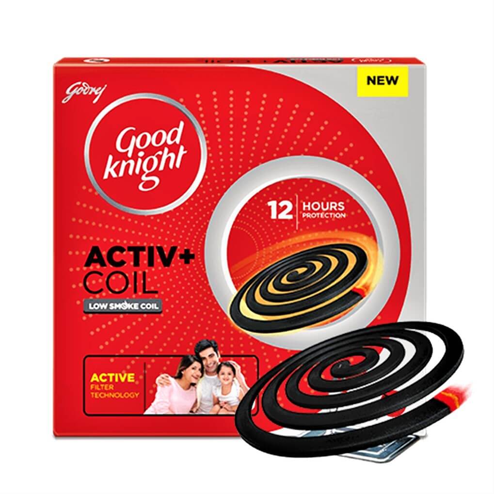 Good Knight Activ+ Low Smoke Coil 10 Coil Pack