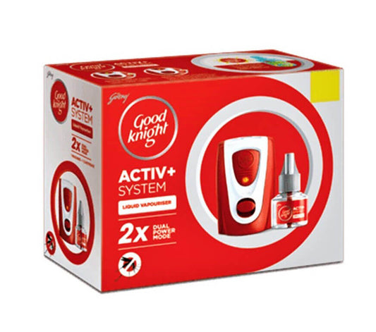 Good Knight Power Activ+ System Mosquito Repellent (Machine + 01 Refill) Pack 1 Unit