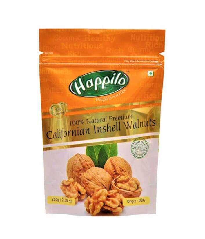 Happilo Natural Premium California Inshell Walnut 500 g Pack