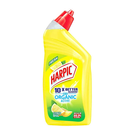 Harpic Fresh Organic Active Citrus Disinfectant Toilet Cleaner 500 ml