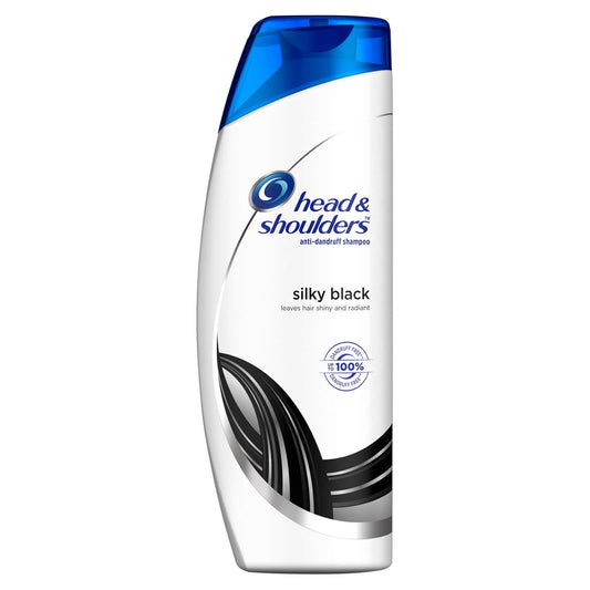 Head & Shoulders Anti Dandruff Shampoo Silky Black 180 ml Bottle