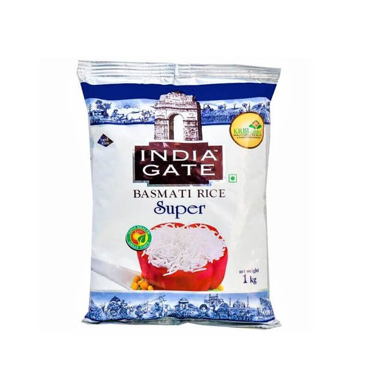 India Gate Basmati Rice Super 1 Kg Pack