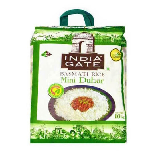 India Gate Basmati Rice Mini Dubar 10 Kg Pack