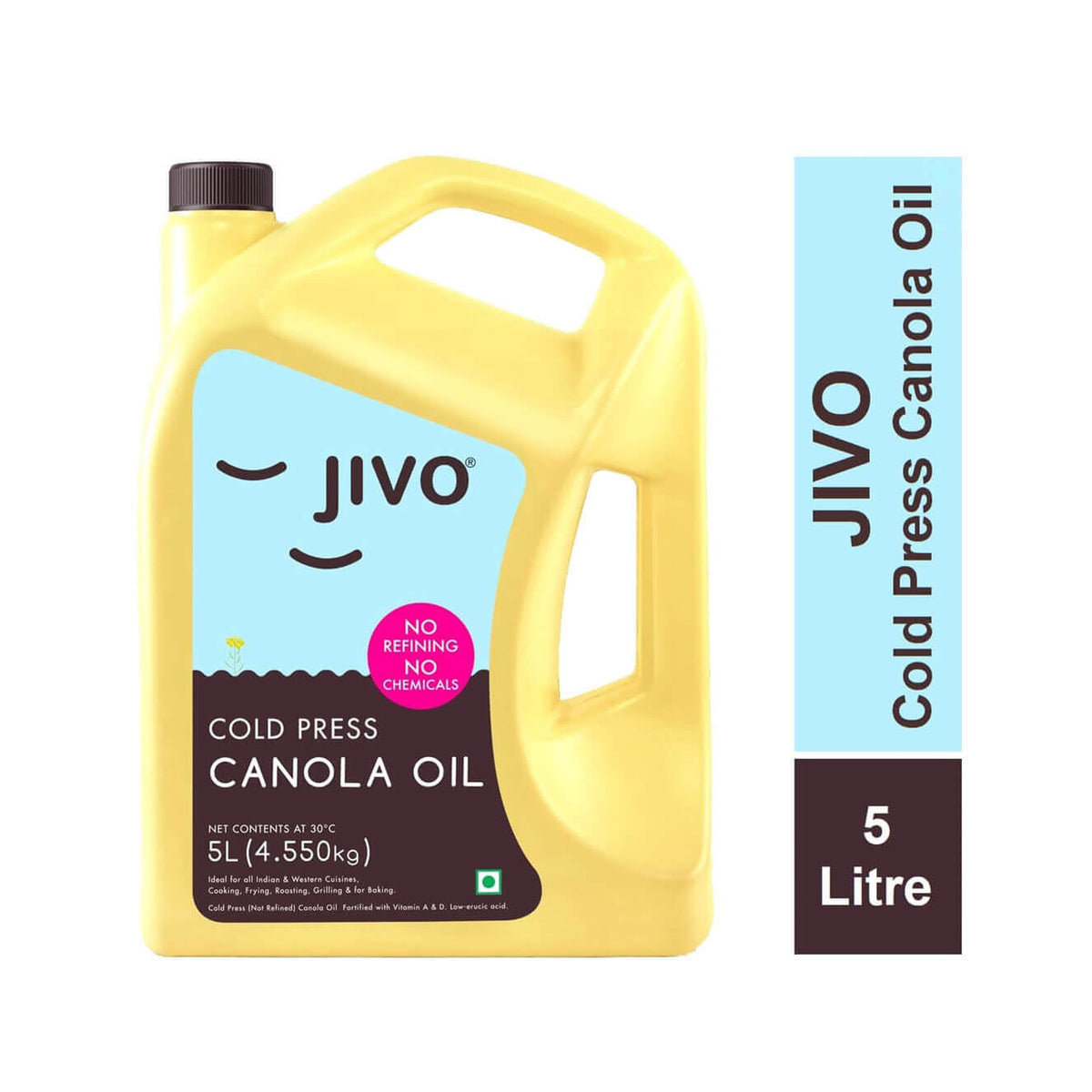 Jivo Cold Press Canola Oil 5 L