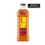 Jivo Kachi Ghani Mustard Oil - Imported - 1 Litre Bottle