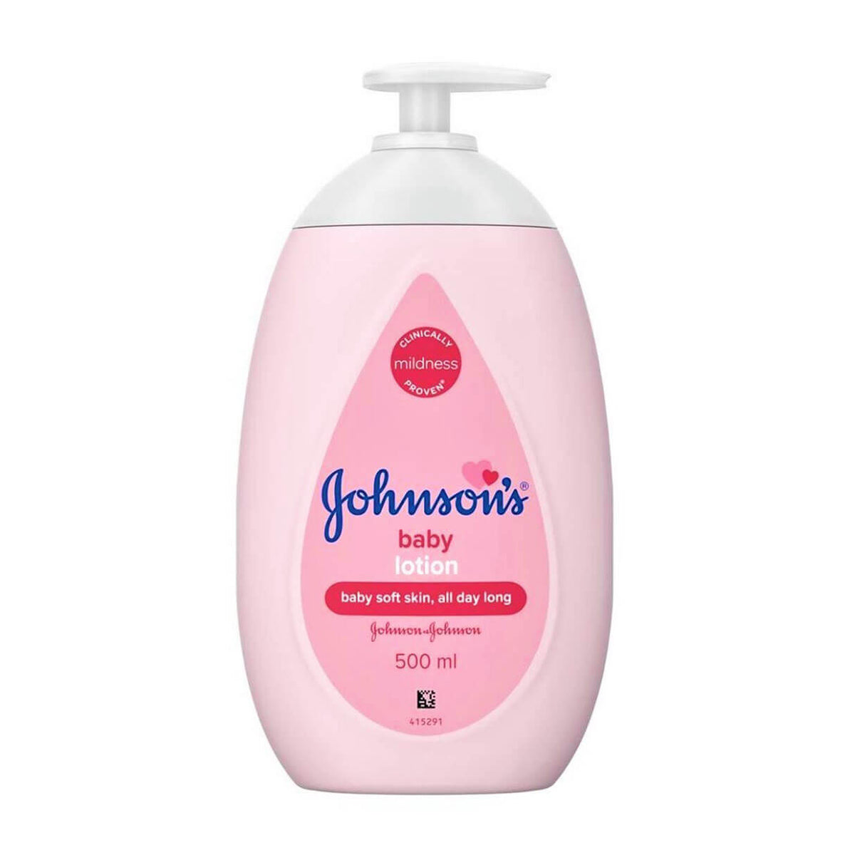 Johnsons Baby Lotion for Baby Soft Skin, All Day Long 500 ml Bottle