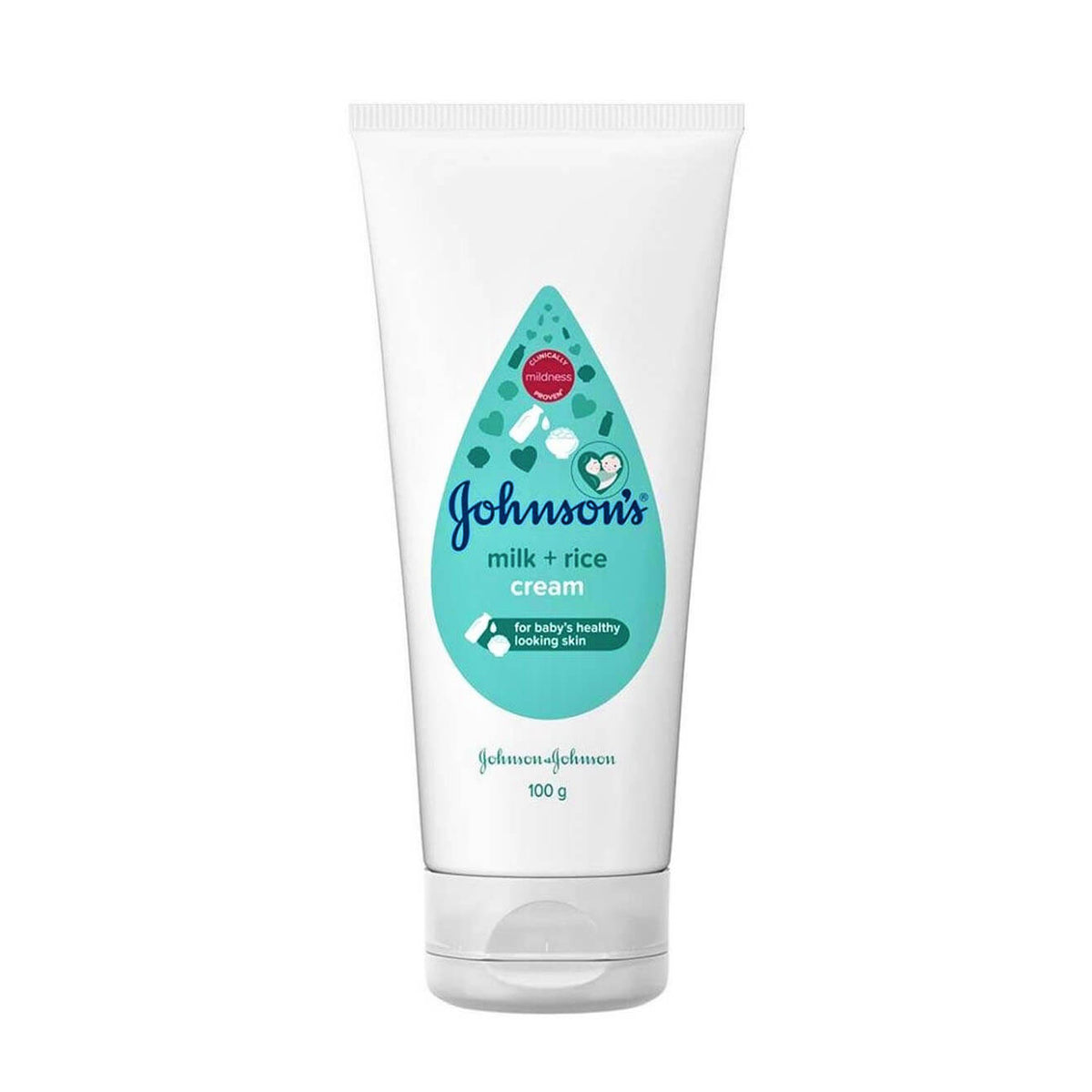 Johnsons Baby Cream Milk + Rice 100 g Tube