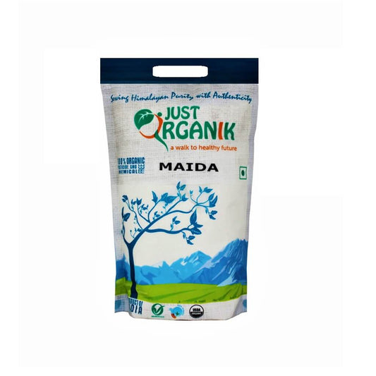 Just Organik Refined Wheat Flour (Maida) 500 g Pack