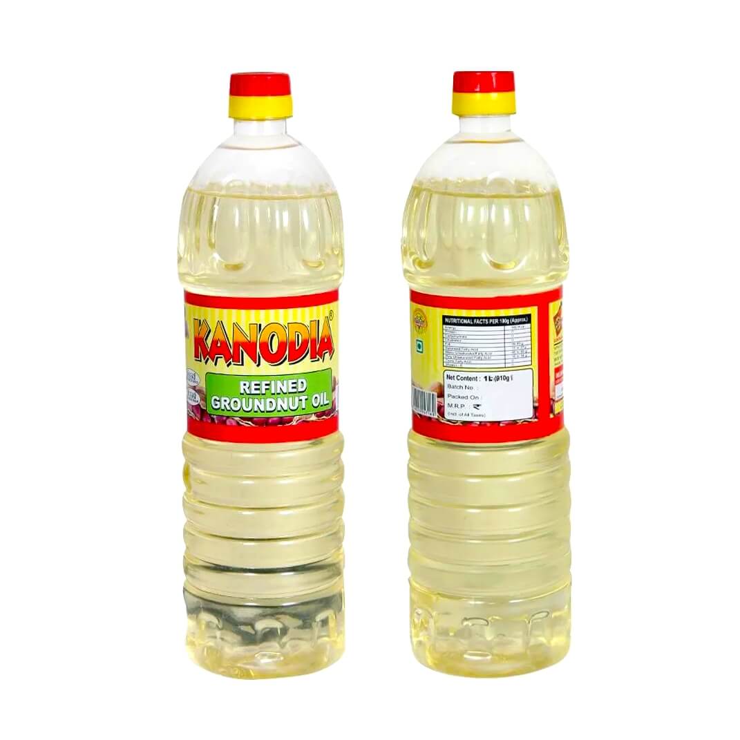 Kanodia Refined Groundnut Oil - 1 L Bottle