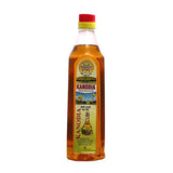 Kanodia Two Type Mustard Oils Pack - Kachi Ghani Mustard Oil + Yellow Mustard Oil - 2 Litre (1 L Each)