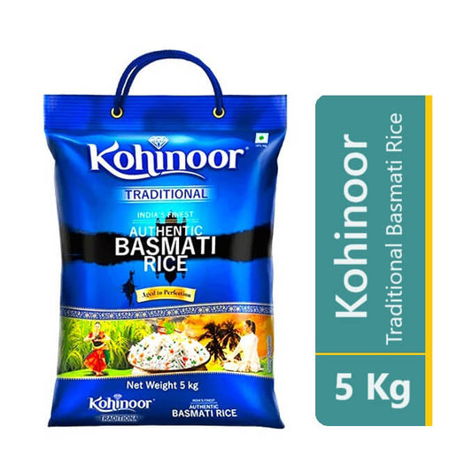 Kohinoor Traditional Authentic Basmati Rice 5 Kg Pack