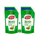 Lifebuoy Handwash Neem Aloe Vera Protect 750 ml Refill Pouch - Pack of 2 Refill