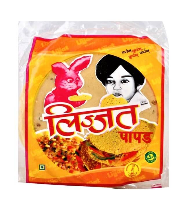 Lijjat Papad Urad 200 g Pack