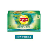 Lipton Green Tea Mint Burst 25 Tea Bags Carton