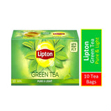 Lipton Green Tea Pure & Light 10 Tea Bags Carton