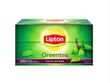 Lipton Green Tea Tulsi Natura 25 Tea Bags Carton