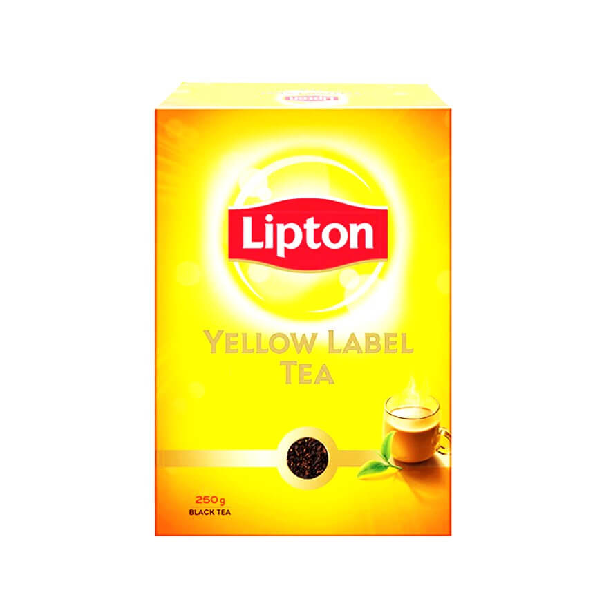 Lipton Yellow Label Tea Premium Blend of Black Tea 250 g Carton