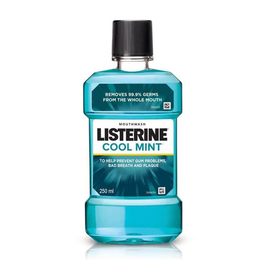 Listerine Cool Mint Mouthwash 250 ml Bottle