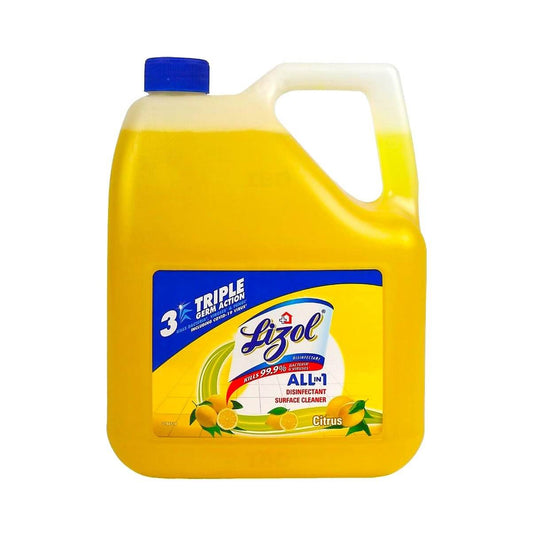 Lizol Disinfectant Surface Cleaner Citrus 5 Litre Jar