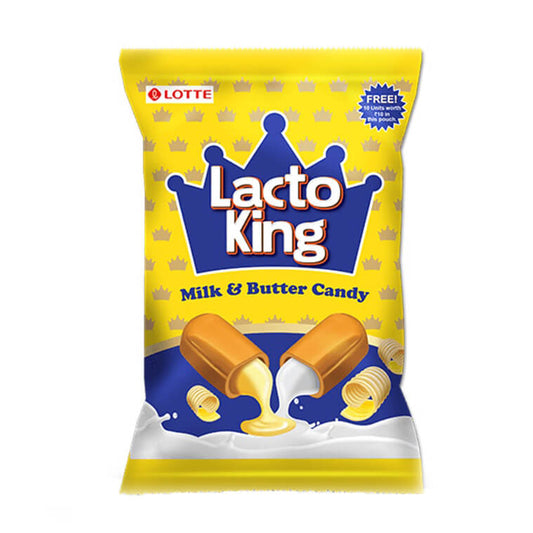 Lotte Lacto King Milk and Butter Candy Toffee Pack 418 g