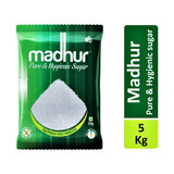 Madhur Sugar Pure, Hygienic & Sulphurless 5 Kg Pack