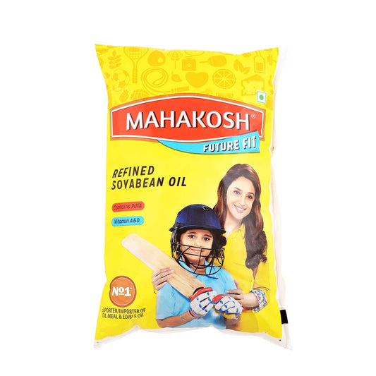 Mahakosh Refined Soyabean Oil 1 Litre Pouch