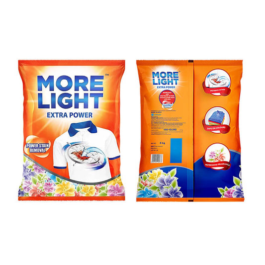 More Light Extra Power Detergent Powder 4 Kg Pack