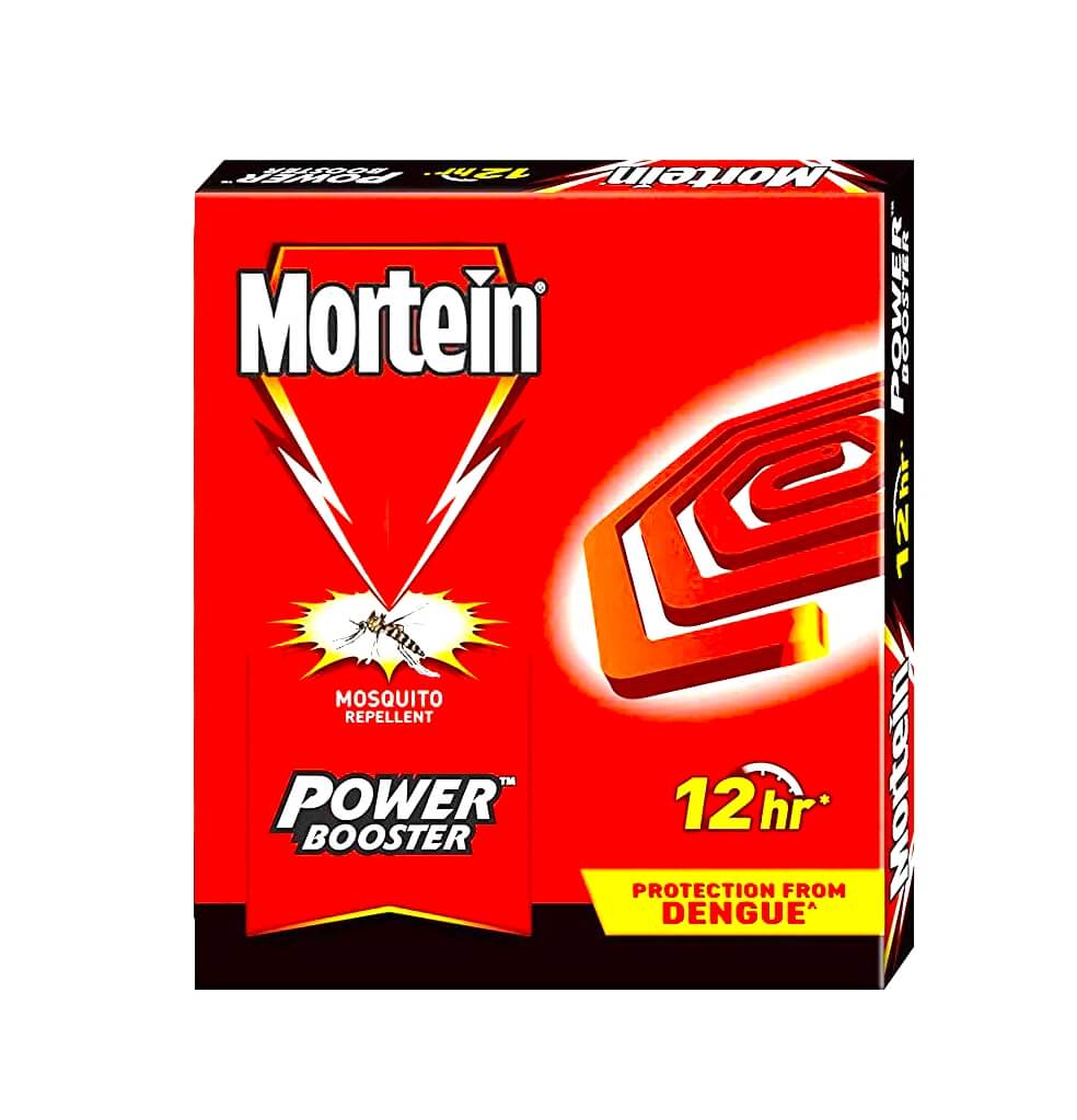 Mortein Power Booster Mosquito Coil 10 N Pack - 12 Hour Protection