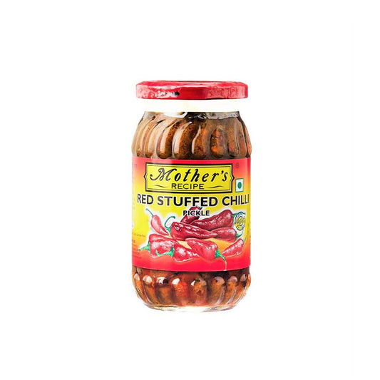 Mother Recipe Pickle Stuffed Red Chilli 400 g Jar