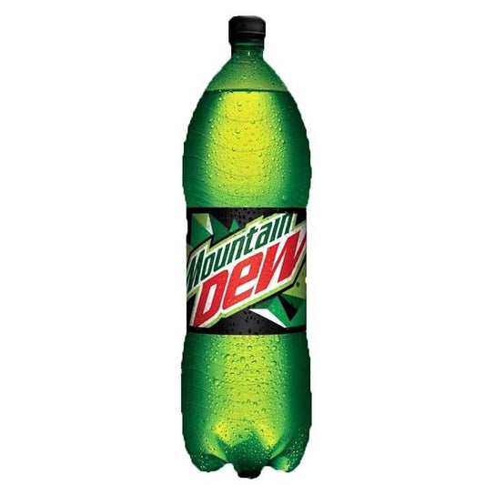 Mountain Dew Soft Drink 2 Litre Bottle