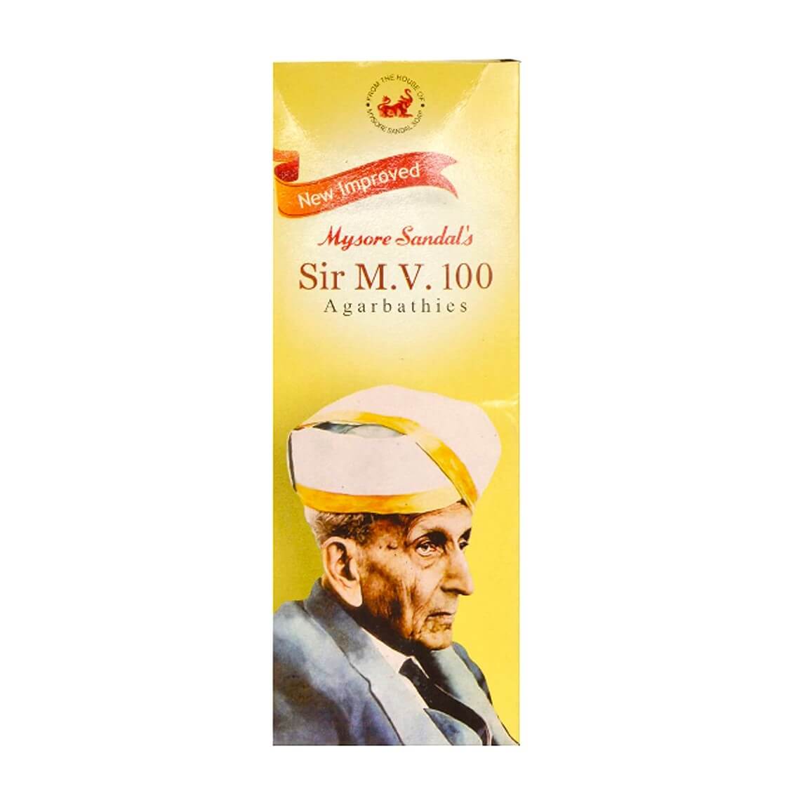 Mysore Sandals Sir M.V 100 Agarbathies 2 Packs of 90 grams