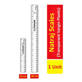 Natraj Scale 15 cm & 30 cm Size 1 Unit Pack